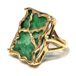 vintage jadeite ring